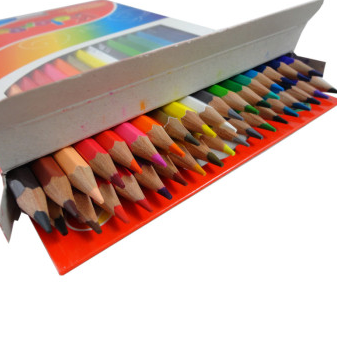 高乐士（Kores) 100136 36色六角形彩色铅笔36支/盒（另有12色/盒  24色/盒）