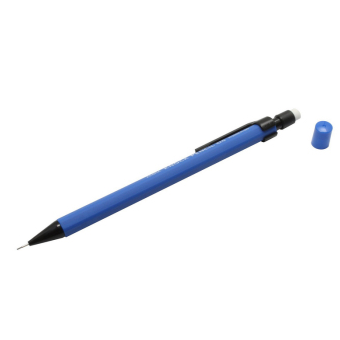 斑马 (ZEBRA) RUBBER-100 橡胶杆活动铅笔  自动铅笔 蓝色单支装