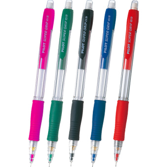 百乐（pilot）自动铅笔H-185-SL百乐活动铅笔0.5mm实彩自动铅笔12只装 蓝色