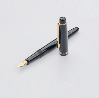百乐(Pilot)钢笔 FP-78G-F-B 22K包金笔尖钢笔 墨水笔 F尖 黑色