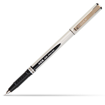 得力S31 中性笔/黑色签字笔 办公文具书写笔0.5mm