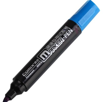 齐心（COMIX） MK818 物流记号笔 12支装 蓝色