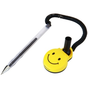 得力(deli)6793 微笑台笔/台式中性笔 进口优质油墨 单支装