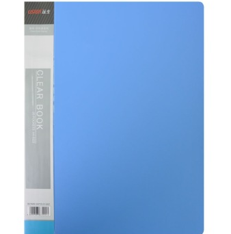 远生（USign） US--60A 高品质资料册，PP材料60页A4 蓝色