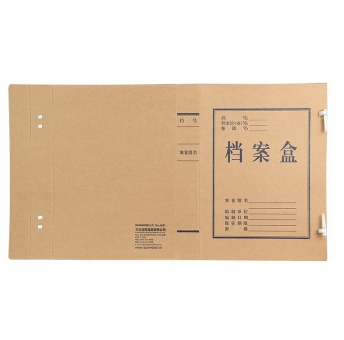 三木（SUNWOOD） 6030 纯木浆A4牛皮纸档案盒30mm/资料册700g 黄色（10只/袋）