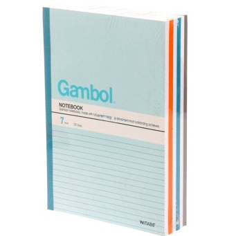 渡边（Gambol）WCN-G6807 6# 80页无线装订本 （6本/包）
