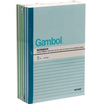 渡边（Gambol）WCN-G5607 A5 60页 无线装订笔记本（10本/包）