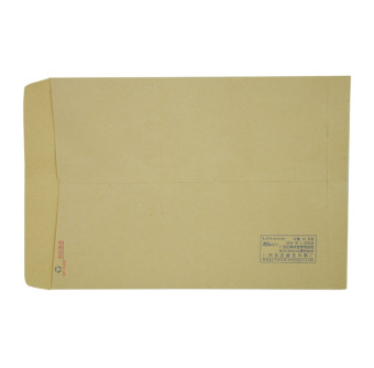 风彩 牛皮纸信封20个装纯木浆牛皮信封 邮局专用信封 7号信封