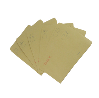 风彩 牛皮纸信封20个装 6号纯木浆牛皮信封 邮局专用信封
