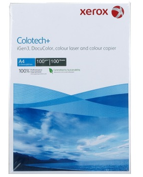 施乐（XEROX） Colotech 100g A4 彩激纸 100张/包,单包销售