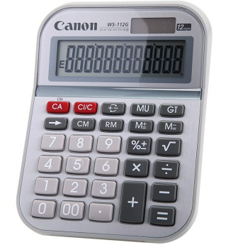 佳能（Canon）WS-112G 12位数商务办公计算器