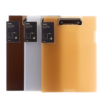 时代良品 带插袋报告文件夹写字板3个装SD-N211 混色