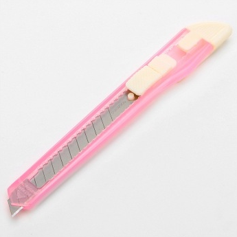 三木（SUNWOOD)小号美工刀--91007-粉色
