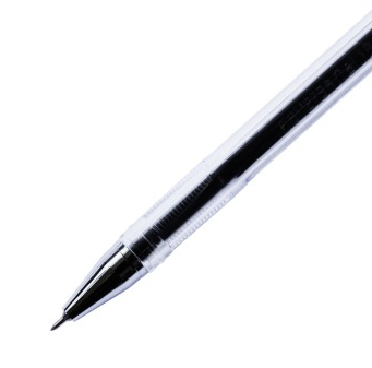 得力(deli)S40 特细0.3毫米记账专用中性笔 黑色 12只装