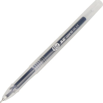 真彩（TrueColor）0221B 金装商务中性笔 全针管 0.5mm 黑色 12支/盒