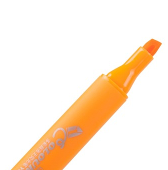 广博（GuangBo） YG9025 高级持久型多彩商务王荧光笔（红橙黄绿蓝紫6色）6支装
