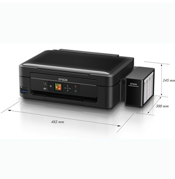 爱普生 L455 墨仓式智能无线一体机 A4 (打印、复印、扫描、网络、云打印）