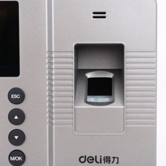 得力（deli） 33113 智能免软件指纹考勤机 操作简单便捷 高速打卡机