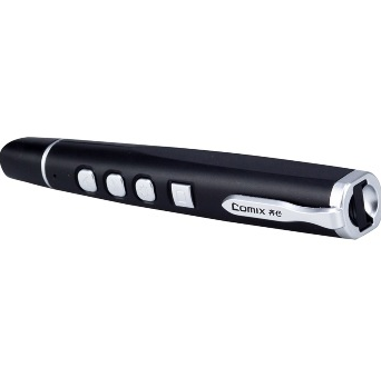 齐心（COMIX） B1053 一体式激光笔/PPT遥控教鞭 USB接收器 黑色红光