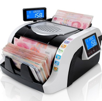 惠朗（huilang）HL-ML600B(C) 银行专用智能语音报警点钞机 双屏显示 带USB升级