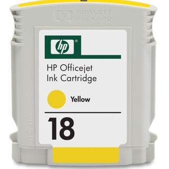惠普（HP）C4939A 18号 黄色墨盒(适用Officejet L7380 L7580 L7590 K8600 K5300)