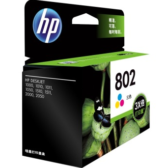 惠普（HP）CH564ZZ 802彩色墨盒（适用Deskjet1050 2050 1000 2000 1010 1510）