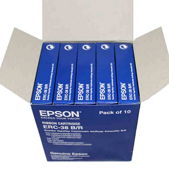 爱普生(EPSON)ERC-38B/R 黑/红双色色带架（适用于EPSON ERC30/34/38/TM200/260/267/270/300/TMU370/200）