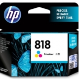 惠普（HP）CC643ZZ 818号 彩色墨盒（适用Deskjet D1668 D2568 D...