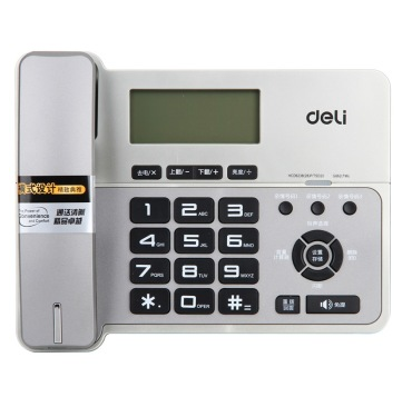 得力（deli） 796 高贵典雅老板经理横式来电显示电话机/固定电话/座机 液晶显示