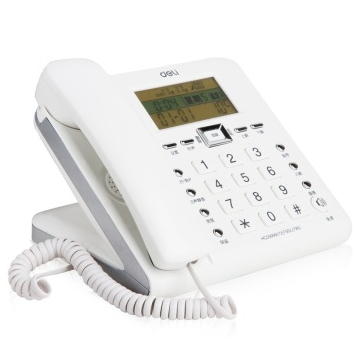 得力（deli） 790 来电显示办公家用电话机/固定电话/座机 创意时尚大屏幕