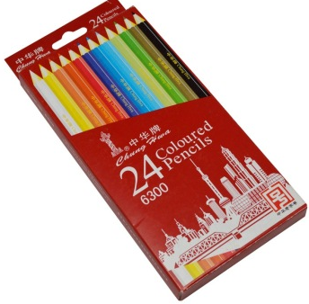 中华牌（CHUNGHWA） 6300 24色彩色铅笔