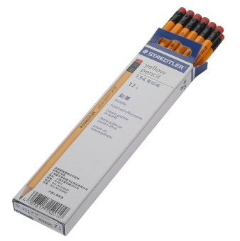 施德楼（Staedtler） 134-2B 高级铅笔（12支）
