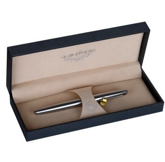 英雄HERO14K金高级钢笔(全钢)-100银色