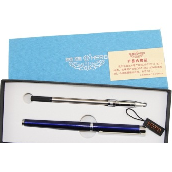 英雄（HERO） 1063特细笔二件套 （特细笔+宝珠笔头） -磨砂黑