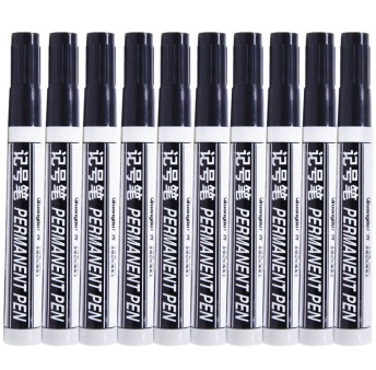 广博（GuangBo） JH9821B 记忆永恒商务王速干记号笔 10支装（多色可选）