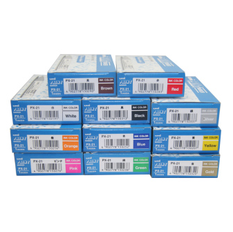 三菱（UNI）油漆笔PX-21漆油笔0.8-1.2mm不褪色6支/盒 （多色可选）