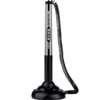 宝克（BAOKE）1NO891 大容量中性台笔 双珠笔头免密封 0.5mm 黑色 1支/卡