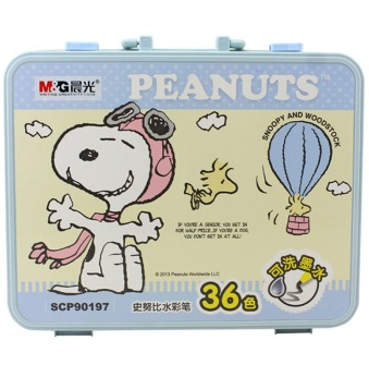 晨光（M&G） SCP90197 snoopy 36色水彩笔 36支/盒