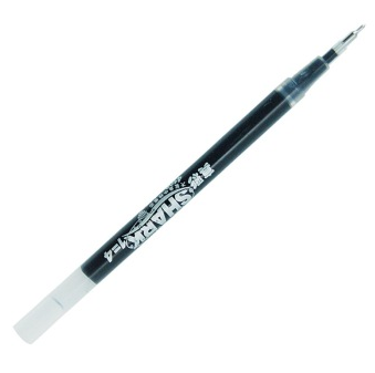 真彩（TrueColor） 4108 大白鲨大容量中性笔芯 黑色 0.5mm 半针管 1*12支装
