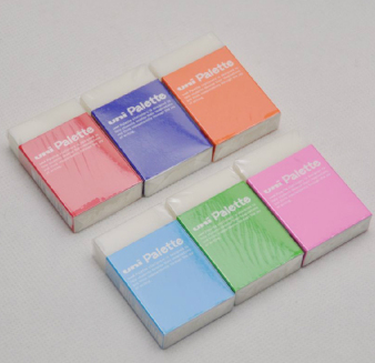 三菱 uni 铅笔橡皮擦 橡皮硬胶擦 EP-103 天蓝色护纸1块装