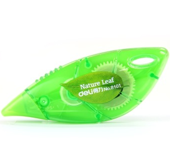 得力（Deli）8104-5mm*6m叶子修正带套装 4只/卡