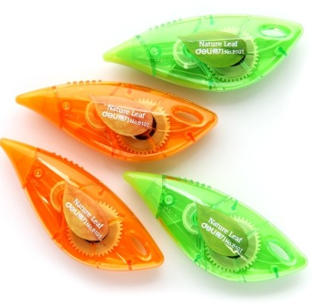 得力（Deli）8104-5mm*6m叶子修正带套装 4只/卡