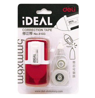 得力(deli)8103 修正带+带芯套装可替换内芯经济环保