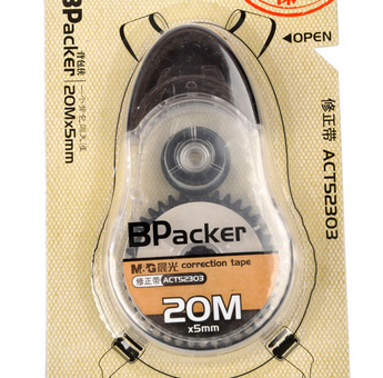 晨光（chenguang）背包侠修正带20m ACT52303 修改带 涂改带 改正带