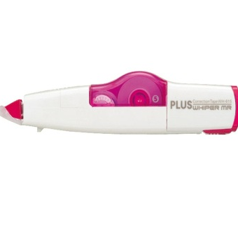 普乐士（PLUS） WH-615 PLUS智慧型滚轮修正带 （粉红色）