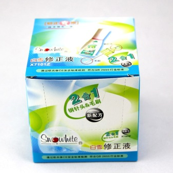 白雪（snowhite） X-7101Z 经典两用修正液14ML 单瓶装 