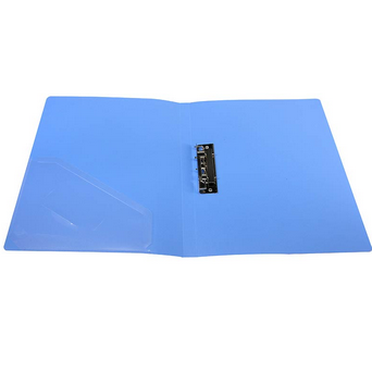 得力(deli)5301 经济型文件夹 A4单强力夹+插袋