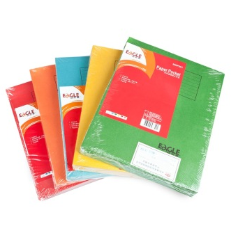 益而高（Eagle）3001P001-20 A4有内插袋纸皮文件夹（20个/包）