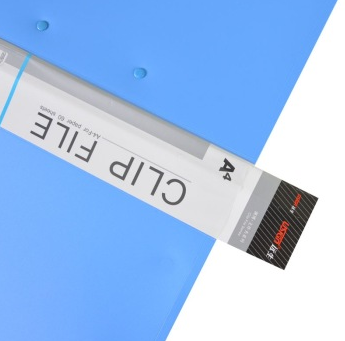 远生（USign） US--201A 环保双细纹文件夹，A4，单强力夹 蓝色。