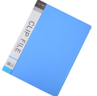 远生（USign） US--201A 环保双细纹文件夹，A4，单强力夹 蓝色。